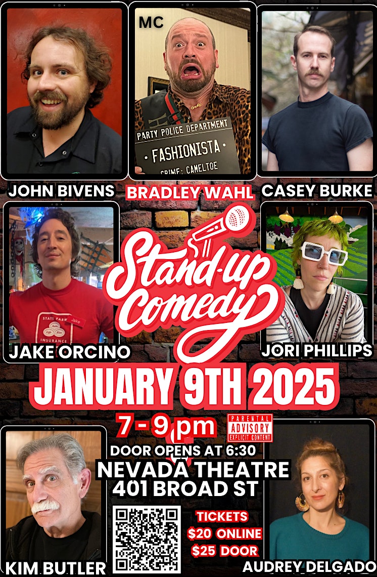 Bradley Wahl’s Stand-Up Comedy Night | Nevada Theatre