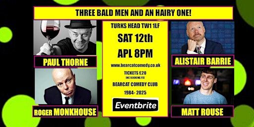 Bearcat Comedy Saturday 12th April | Turks Head