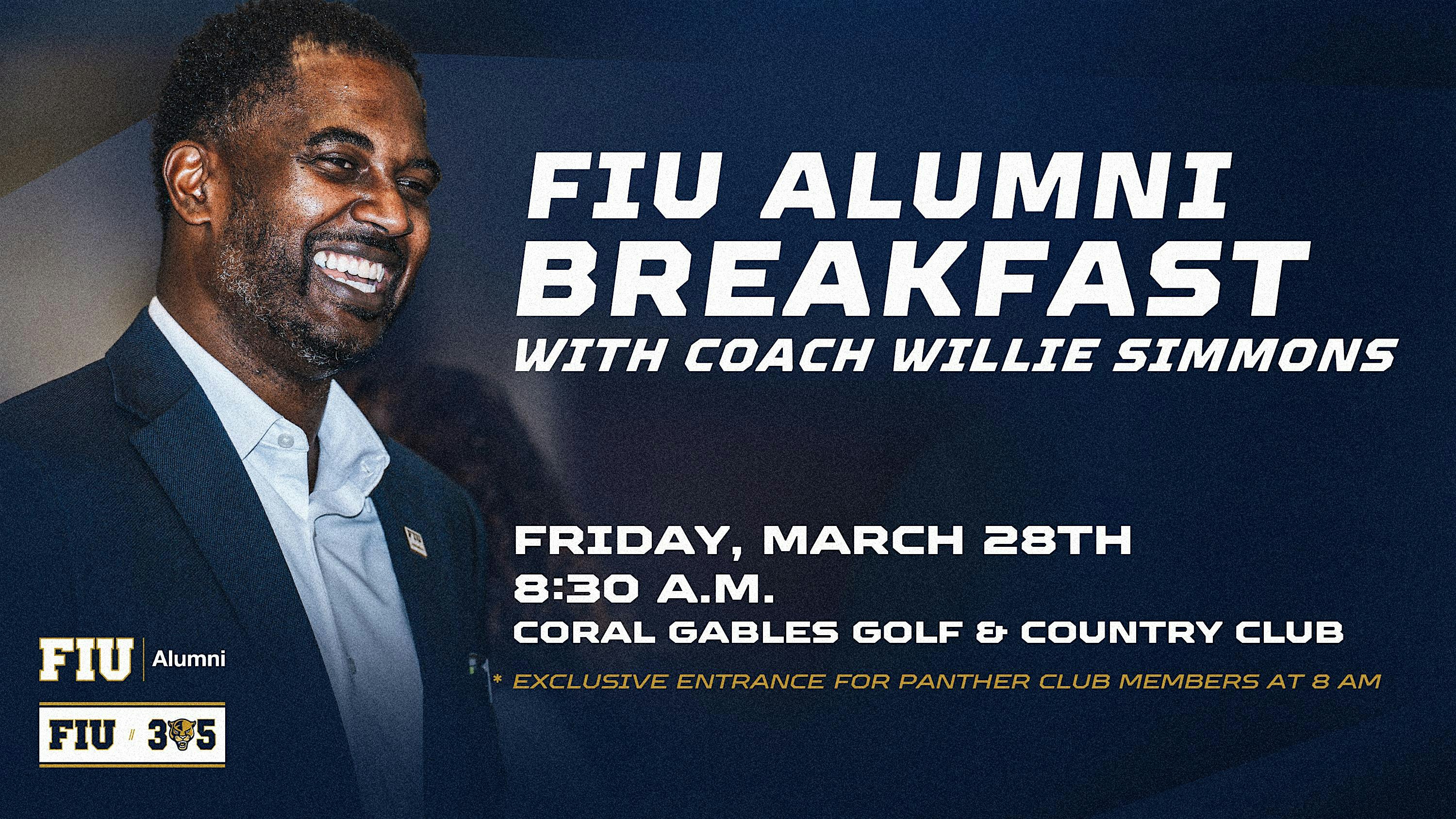 FIU Alumni Breakfast with Coach Simmons | Coral Gables Golf & Country Club
