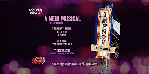 IMPROV THE MUSICAL: SHOW | 1741 Grafton St