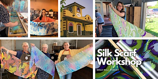Create a Silk Scarf, SIP & CREATE Workshop - OLIVER | Gold Hill Winery