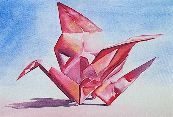 Intermediate Watercolors: Origami Crane | Harry P. Leu Gardens
