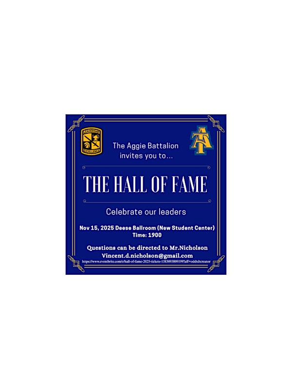 Hall of Fame 2025 | NC A&T State University Deese Ballroom