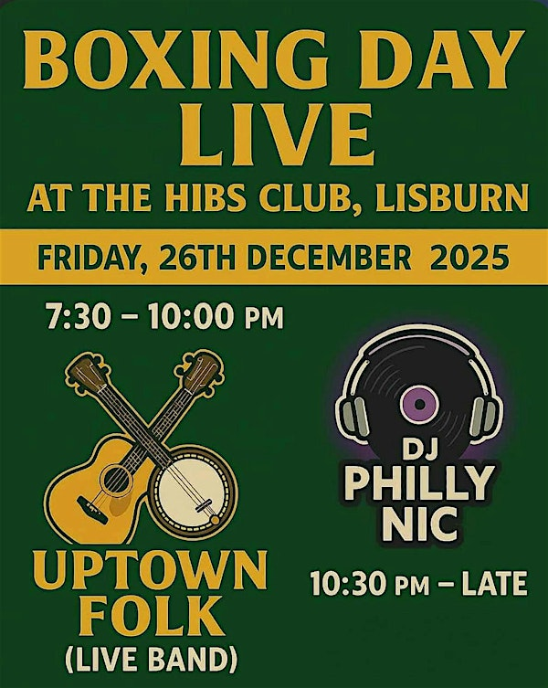 Boxing Day BASH | Hibs Social Club