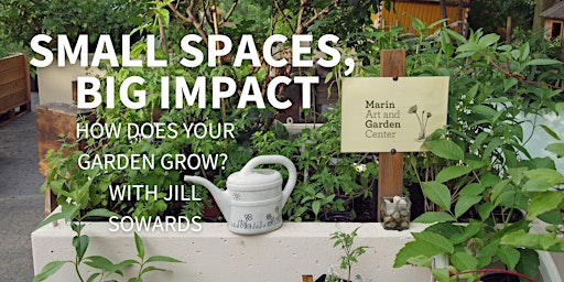 Small Spaces, Big Impact Gardens with Jill Sowards | Marin Art and Garden Center, Sir Francis Drake Boulevard, Ross, CA, USA