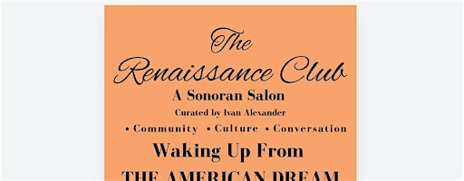 Waking Up From The American Dream | Grassrootz Bookstore & Juice Bar