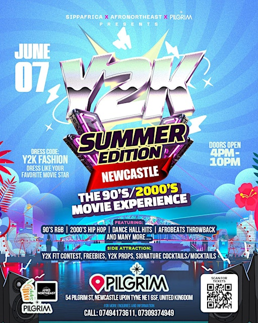 Y2K Summer Party – Newcastle ☀️✨ | 54 Pilgrim St