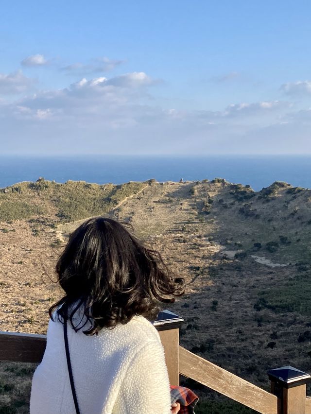 겨울에는 제주도 성산일출봉 ⛰️