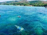SNORKELING IN TURQUOISE WATER  