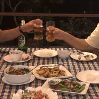 Restarant on the Namkharn river 