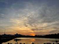 Sunsets at Blue Lake