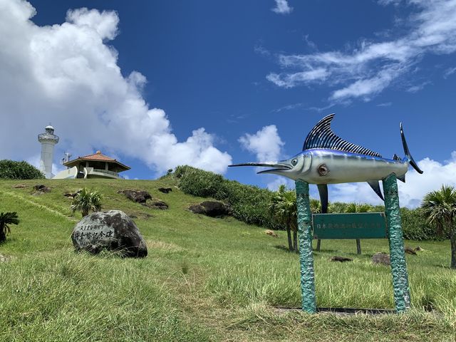 沖縄　離島旅行　日本最西端　与那国島の日本最西端の碑についに到達❗️