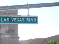Stroll along Las Vegas Boulevard