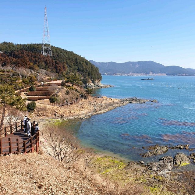 통영바다가 한눈에 보이는 이순신공원
