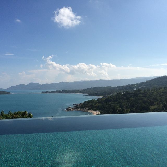 泰國蘇梅島 超大villa + 無邊際泳池