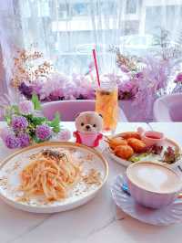 太子 | Purple Cafe | 紫色花主題咖啡店