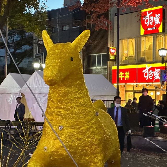 府中駅前のイルミネーション