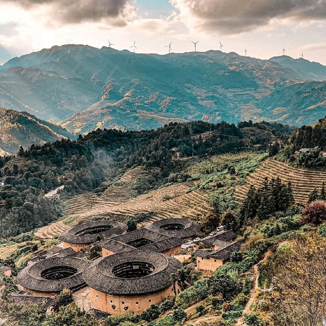 The Tianluokeng Tulou Cluster🍃