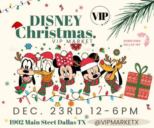Disney VIP Market In Downtown Dallas | Main Street Garden Park