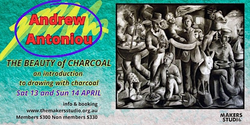 The Beauty of Charcoal - A drawing workshop | The Makers Studio Central Coast Inc.