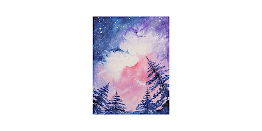 Violet Night Watercolor Painting Class | 901 Santa Fe Dr