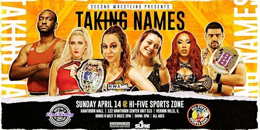2econd Wrestling: TAKING NAMES | Hi Five Sports Zone Hawthorn Mall