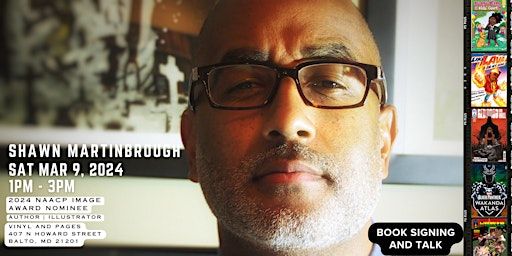 Book Talk and Signing with Shawn Martinbrough | 407 North Howard Street, Baltimore, MD, USA