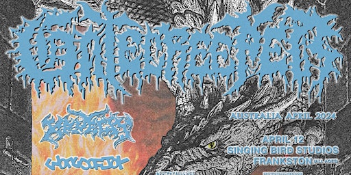 GATECREEPER (USA) w/ KRUELTY (JAPAN) WORLD OF JOY + MORE | Singing Bird Studio