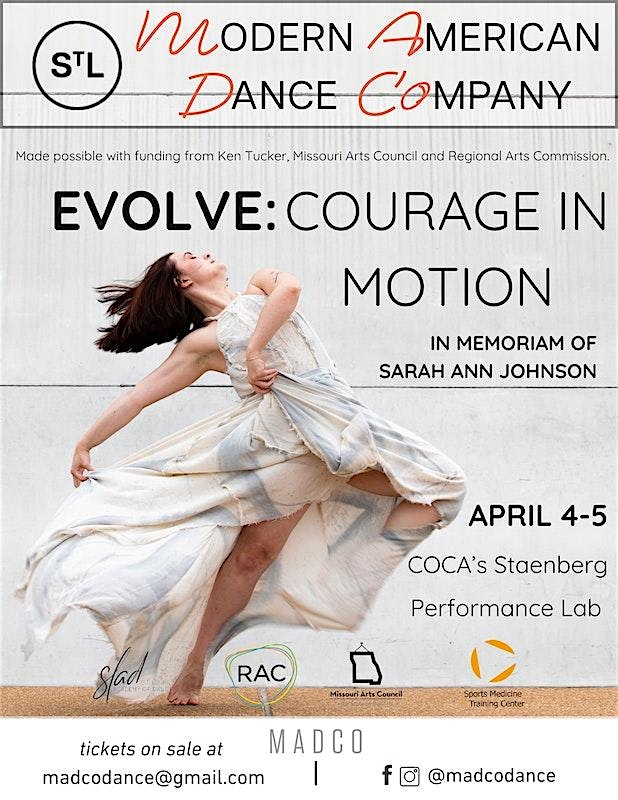 EVOLVE: Courage in Motion | COCA — Center of Creative Arts