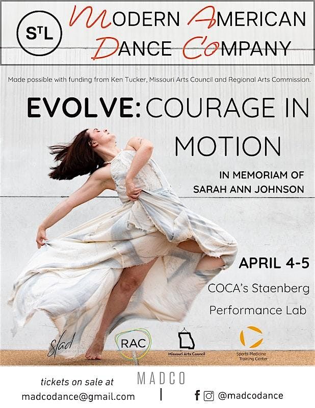 EVOLVE: Courage in Motion | COCA — Center of Creative Arts