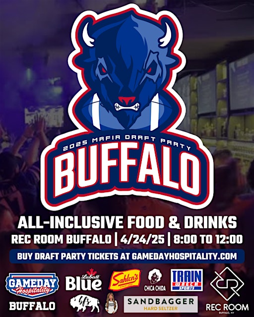 2025 Mafia Draft Party - Buffalo | Rec Room