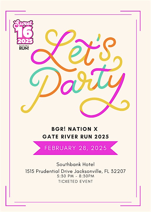 BGR! Nation x Gate River Run 2025 National Meet Up Pre Race Event | Southbank Hotel Jacksonville Riverwalk