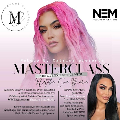 MBC Masterclass the LIVE experience with  WWE Natalie Eva Marie | Blue Heron Pines Golf Club