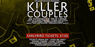 Nottingham - K!LLER COUPLES: An Evening of True Crime at The Barley Twist | Barley Twist