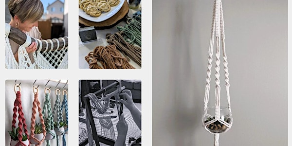 Macrame Workshop: Rose Bowl Terrarium Plant Hanger | Hidden Park Northwest