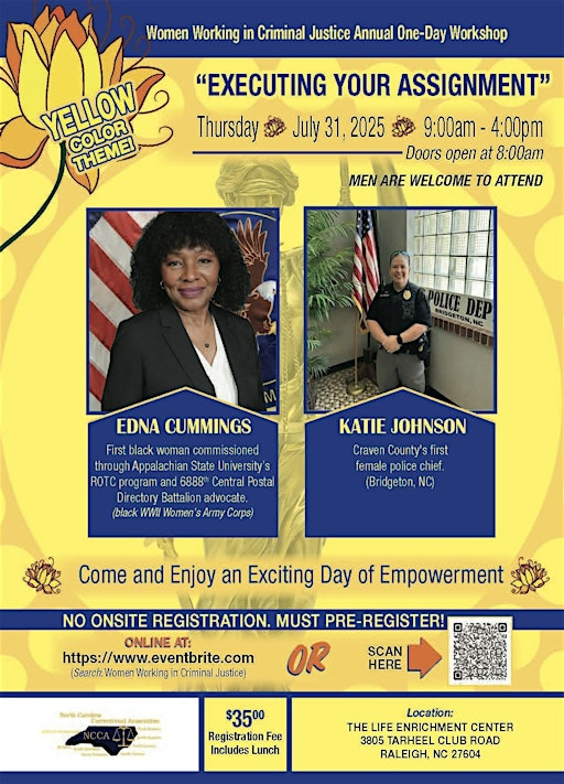 Women Working In Criminal Justice Workshop | The Life Enrichment Center