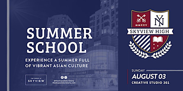 Skyview High Summer School 2025 | Creative Studio | The Shops at SkyView Center