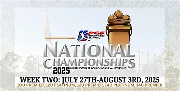 2025 PGF National Championships 14U/12U | Deanna Manning Stadium