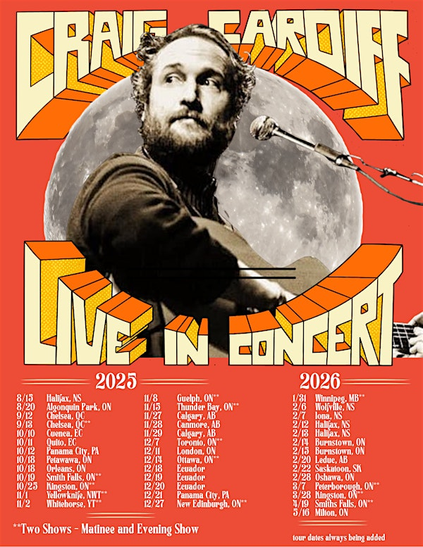 Craig Cardiff (Toronto, ON) Sunday, Dec 7th (Evening) - Horseshoe Tavern | Horseshoe Tavern