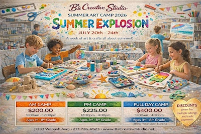 SUMMER CAMP Summer Explosion | B’s Creative Studio