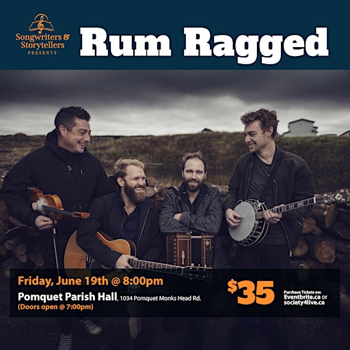 Rum Ragged at the Pomquet Parish Hall June19th | 1034 Pomquet Monks Head Rd
