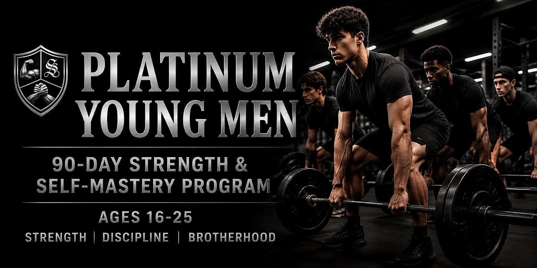 Platinum Young Men | 90-Day Strength & Self-Mastery Program (Ages 16-25) | Iron 24 Oakville