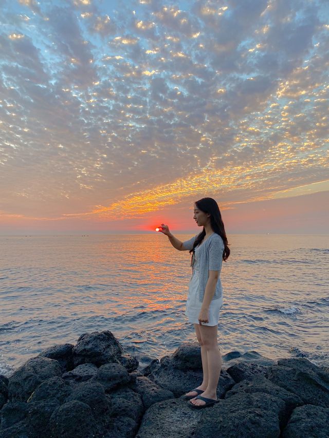 한담해안산책로에서 보는 미친 선셋