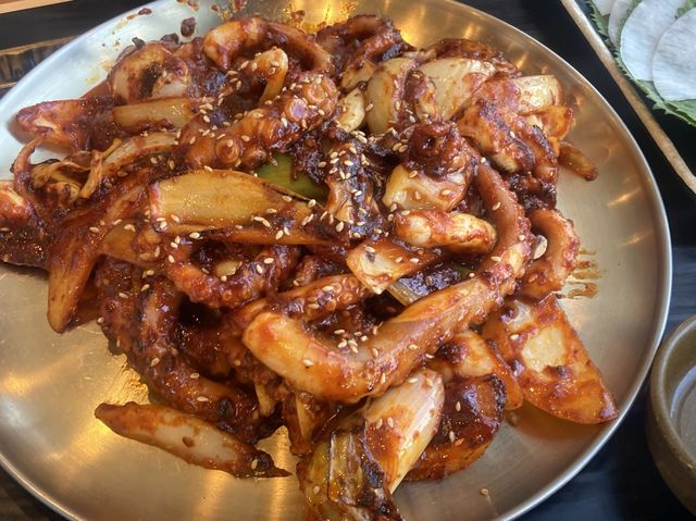 부산 바다가 보이는 낙지맛집