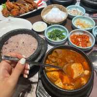 ［新竹/竹北］ 涓豆腐 竹北遠百店🇰🇷｜平價韓式料理 小菜吃到飽 韓式炸雞好好吃(◍´ꇴ`◍)