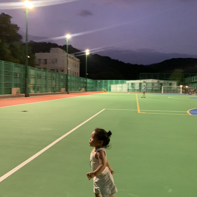 football photo session of my little nephew at Mui Wo