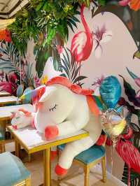 粉紅花系共融打卡cafe
