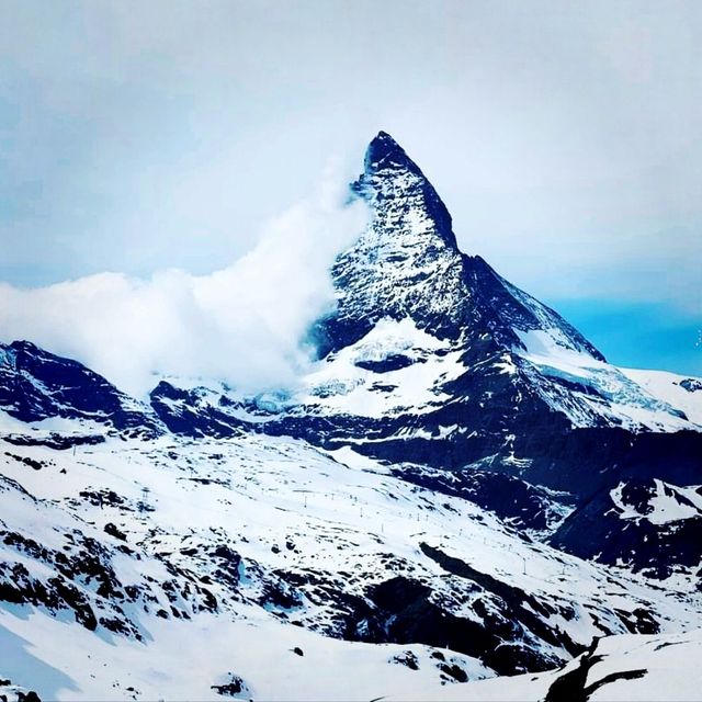 The View From Gornergrat Of Matterhorn