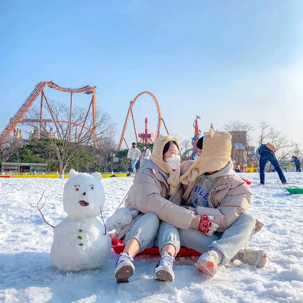 나도 드디어 눈 봤다 ❄