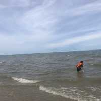 Bicycle riding on the Beach